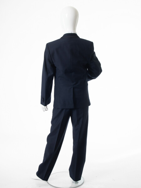 Erkek Çocuk Papiyonlu 4'lü Takım Elbise 1-13 Yaş 98 Lacivert - 9