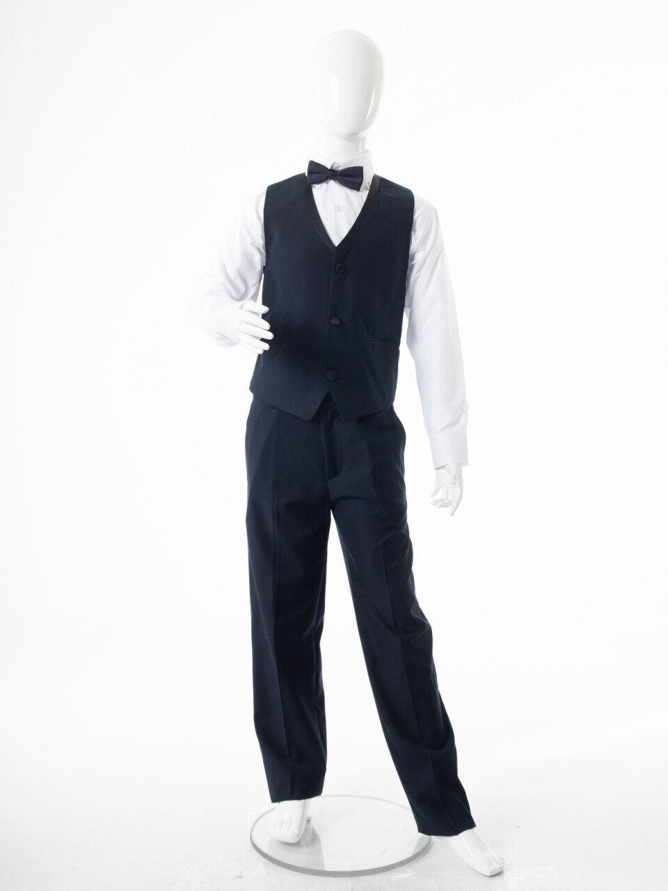 Erkek Çocuk Papiyonlu 4'lü Takım Elbise 1-13 Yaş 98 Lacivert - 10