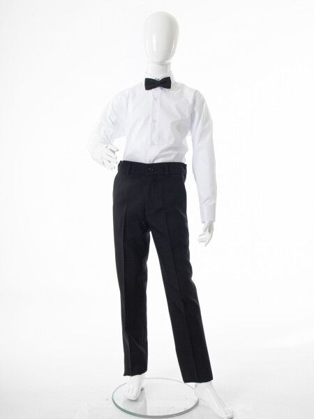 Erkek Çocuk Papiyonlu 4'lü Takım Elbise 1-13 Yaş 132 Siyah - 11