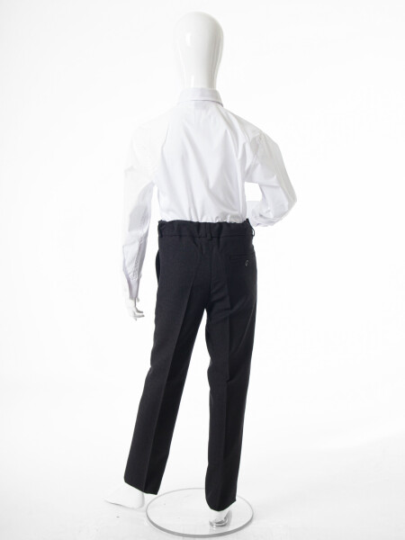 Erkek Çocuk Papiyonlu 4'lü Takım Elbise 1-13 Yaş 132 Siyah - 12