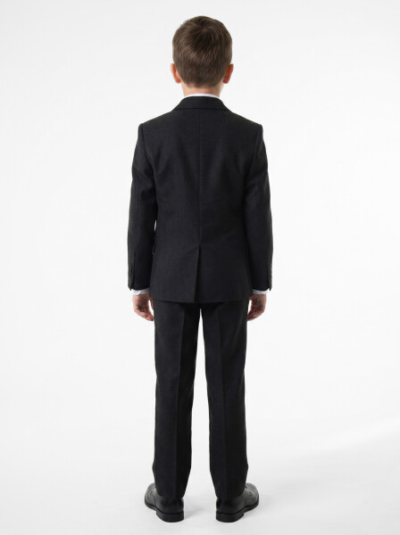 Erkek Çocuk Papiyonlu 4'lü Takım Elbise 1-13 Yaş 132 Siyah - 3