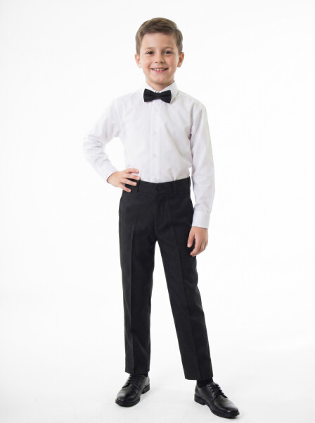 Erkek Çocuk Papiyonlu 4'lü Takım Elbise 1-13 Yaş 132 Siyah - 6