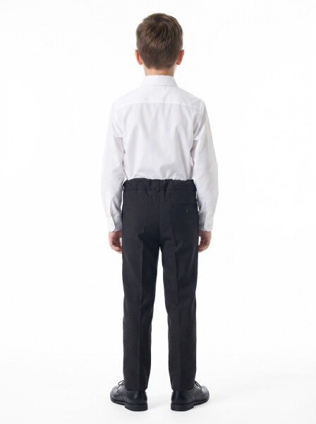 Erkek Çocuk Papiyonlu 4'lü Takım Elbise 1-13 Yaş 132 Siyah - 7