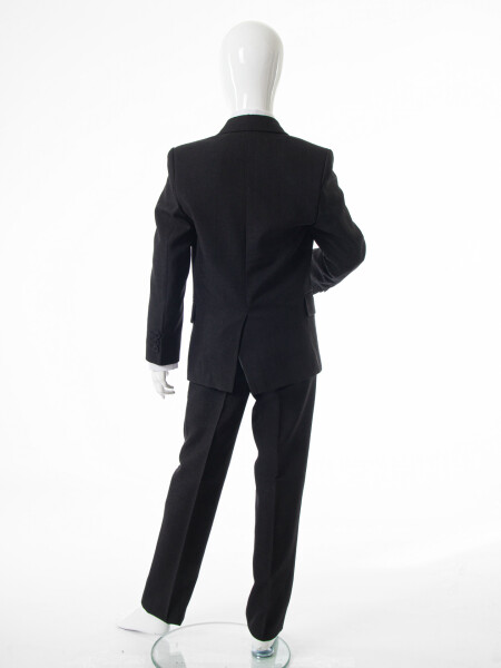 Erkek Çocuk Papiyonlu 4'lü Takım Elbise 1-13 Yaş 132 Siyah - 9