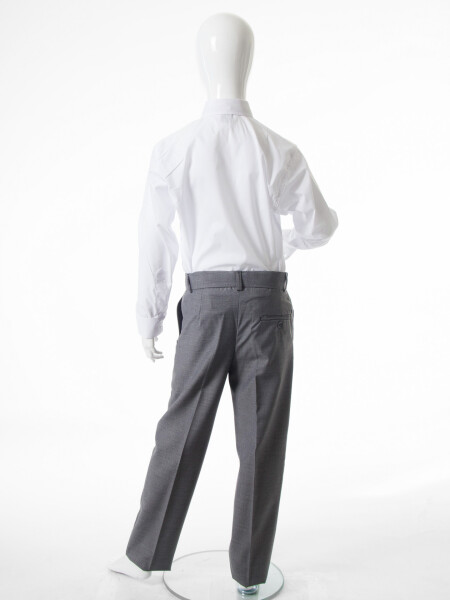 Erkek Çocuk Papiyonlu 4'lü Takım Elbise 1-13 Yaş 96 Gri - 12