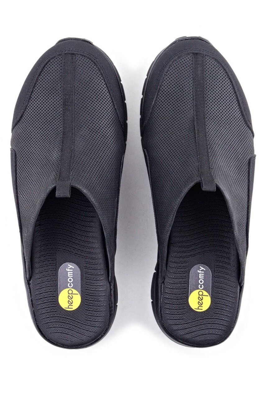 Heep Medikal Hakiki Deri Siyah Comfort Spor Terlik - 28