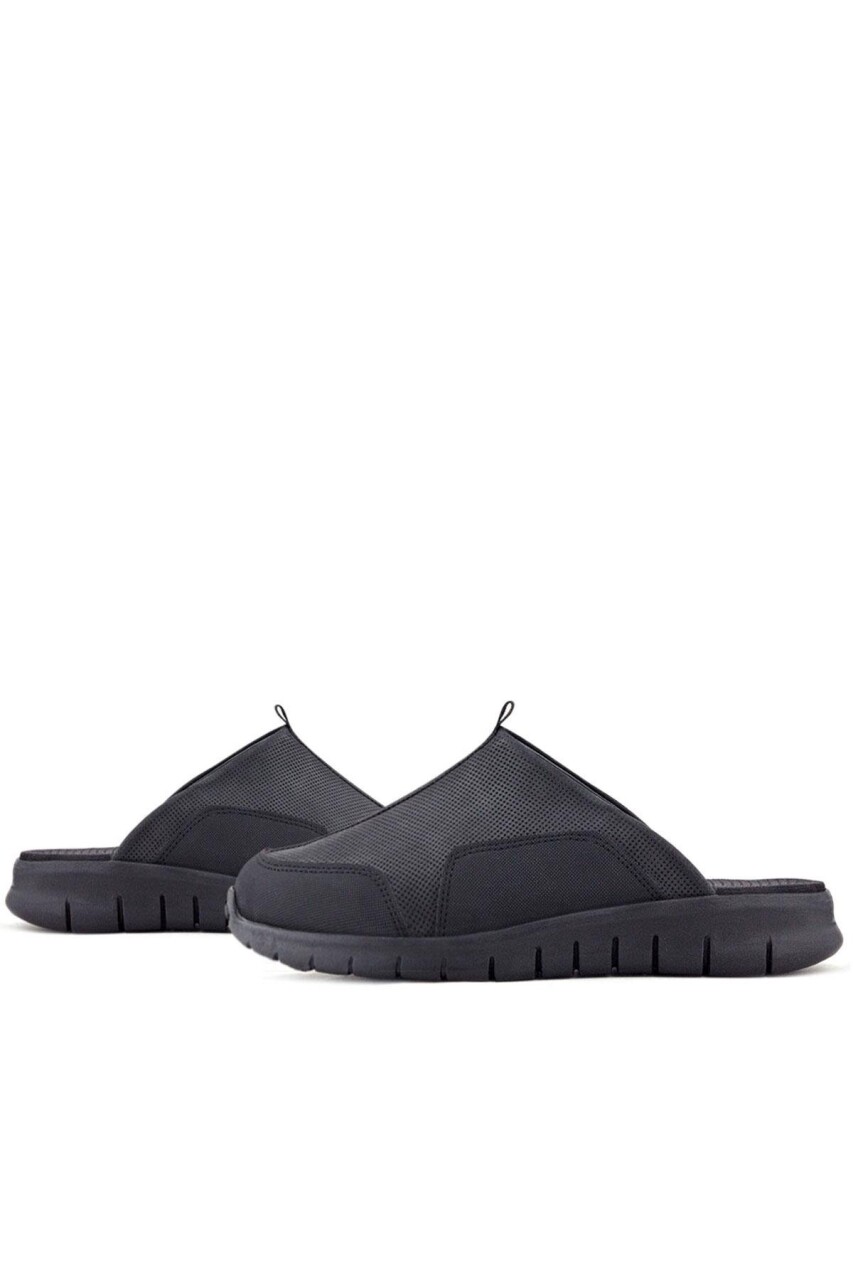 Heep Medikal Hakiki Deri Siyah Comfort Spor Terlik - 37