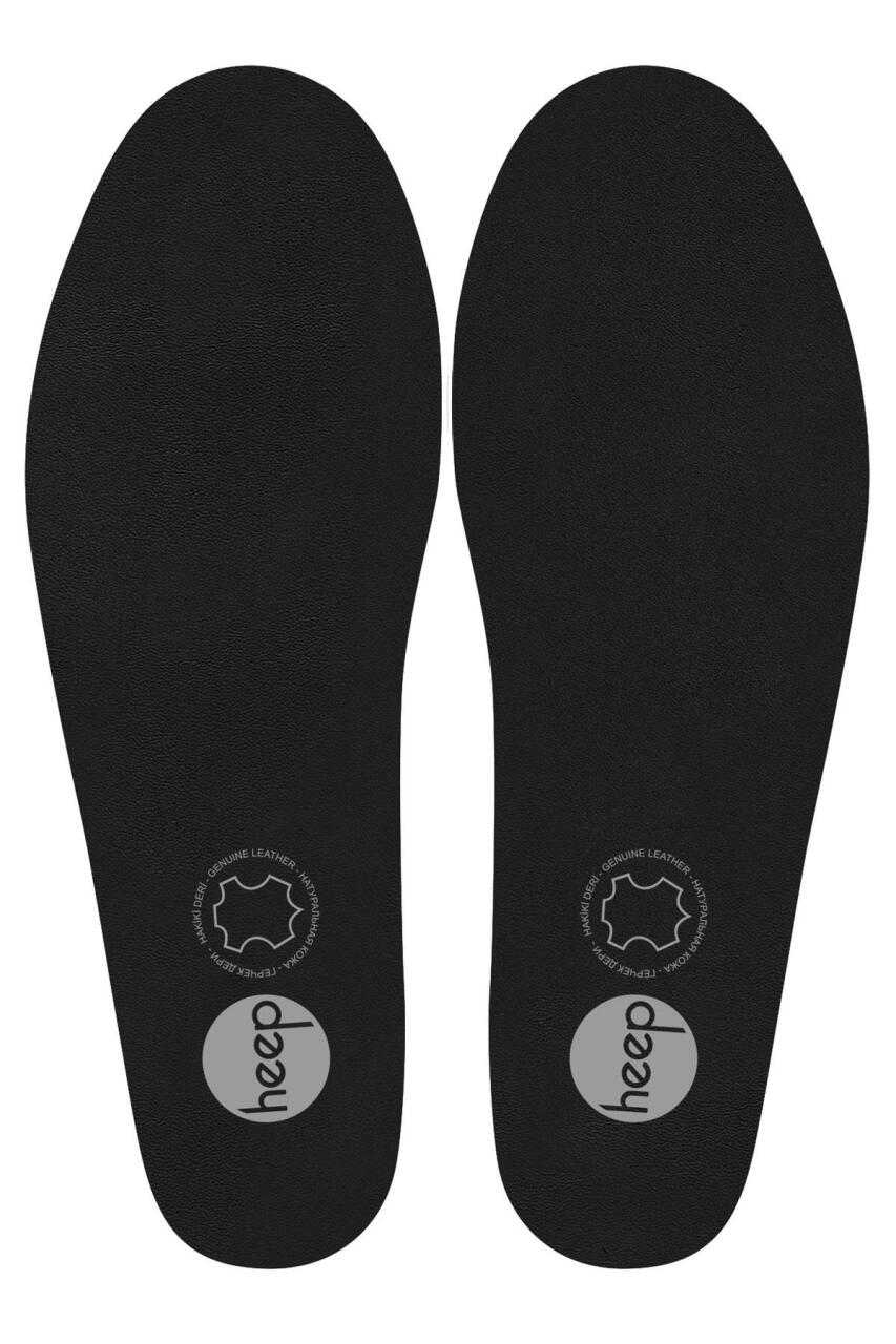 Heep Hakiki Deri Ve Anatomik Siyah 35-45 Numara Ayakkabı İç Tabanlığı - 2