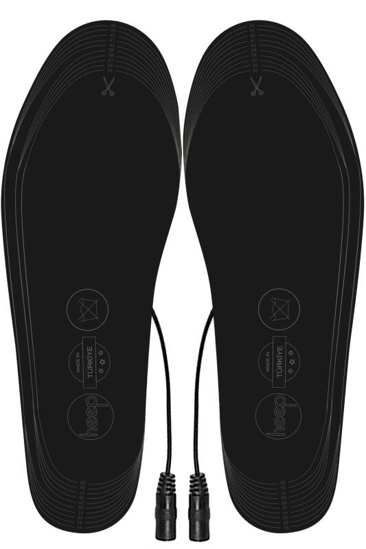 Elektrikli Taşınabilir Kablolu 35-45 Numara Deri Bej Isıtıcılı Ayakkabı Tabanlığı - 3