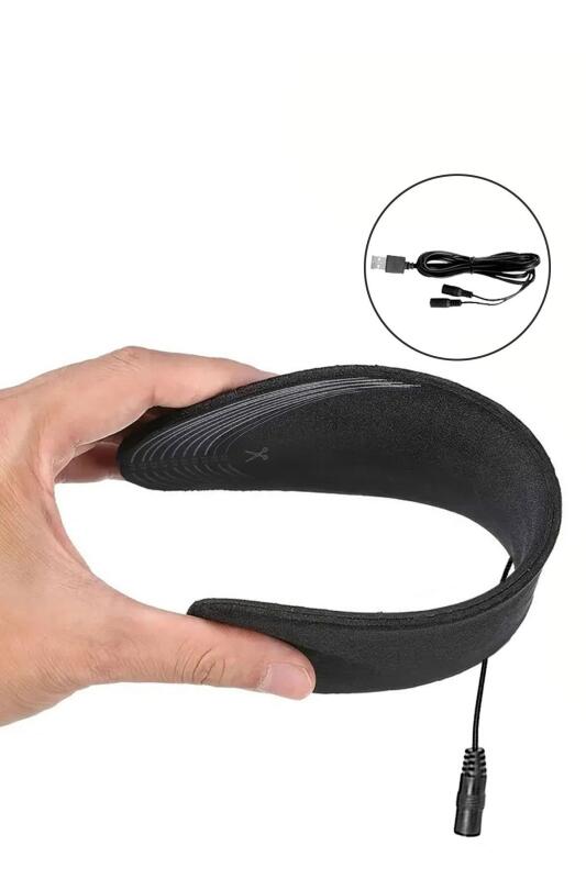 Elektrikli Taşınabilir Kablolu 35-45 Numara Deri Bej Isıtıcılı Ayakkabı Tabanlığı - 4