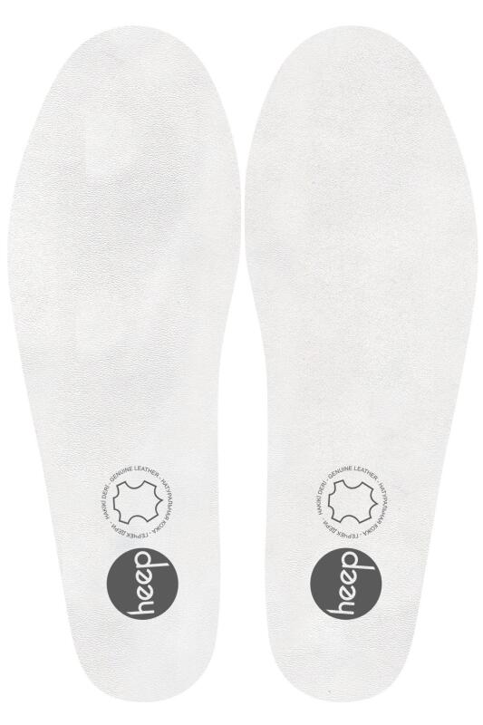 Heep Hakiki Deri Ve Anatomik Beyaz 33-43 Numara Ayakkabı İç Tabanlığı - 2
