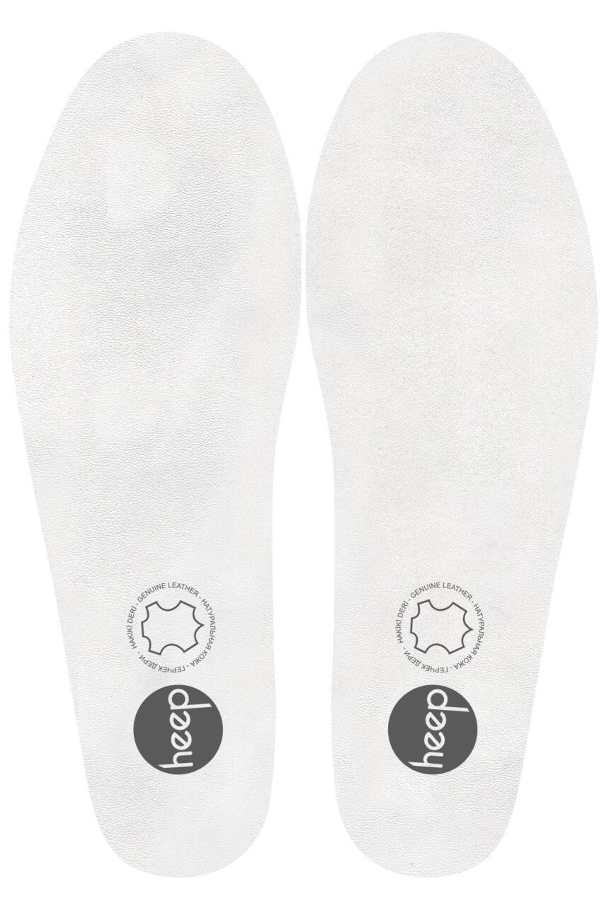 Heep Hakiki Deri Ve Anatomik Beyaz 33-43 Numara Ayakkabı İç Tabanlığı - 2