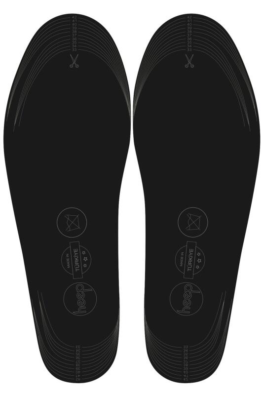 Heep Hakiki Deri Ve Anatomik Siyah 33-43 Numara Ayakkabı İç Tabanlığı - 3
