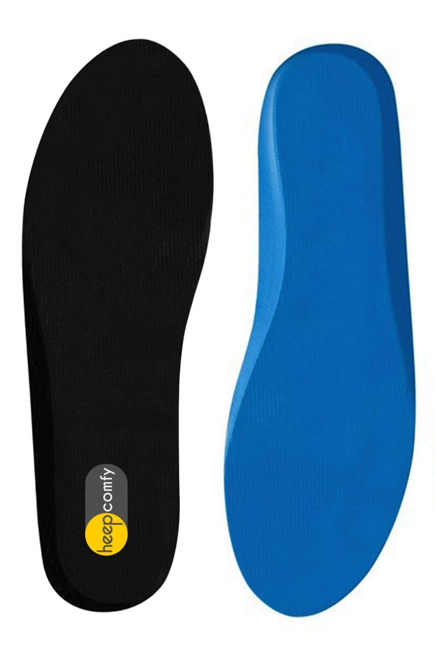 Heep Siyah Mavi Renk Hafızalı Sünger Destekli Ayakkabı Tabanlığı - 1
