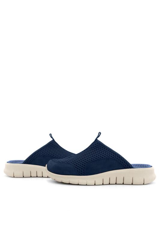 Heep Medikal Lacivert Krem Tabanlı Comfort Spor Terlik - 8