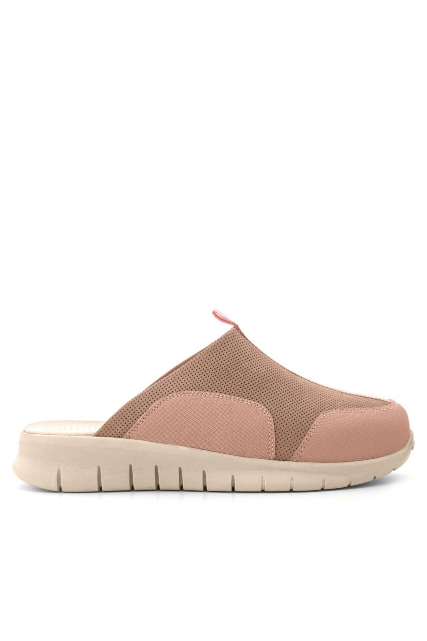 Heep Medikal Hakiki Deri Pudra Comfort Krem Tabanlı Spor Terlik - 3