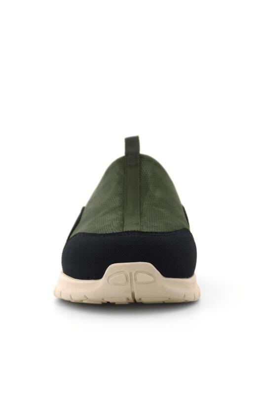 Heep Medikal Hakiki Deri Haki Siyah Krem Tabanlı Comfort Spor Terlik - 4