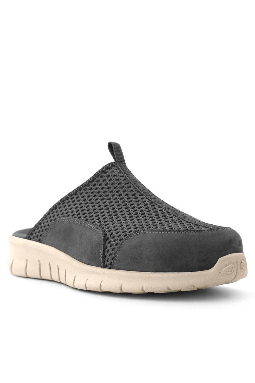 Heep Medikal Koyu Gri Krem Tabanlı Comfort Spor Terlik - 2