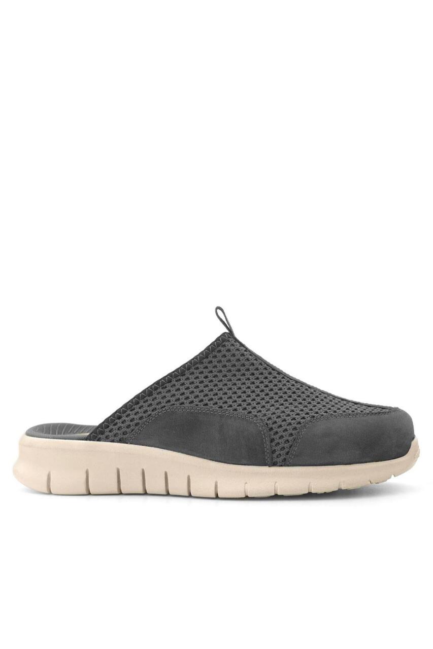 Heep Medikal Koyu Gri Krem Tabanlı Comfort Spor Terlik - 3