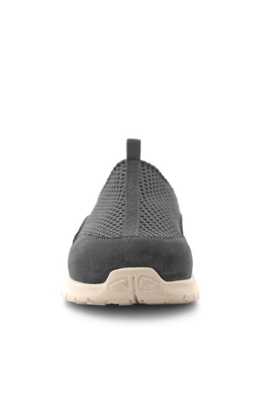 Heep Medikal Koyu Gri Krem Tabanlı Comfort Spor Terlik - 4