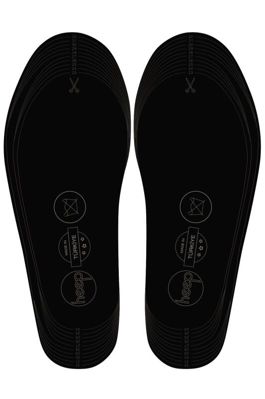 نعل داخلي من الجلد الطبيعي باللون الرمادي التشريحي للأطفال بمقاسات من 23 إلى 33 - 3