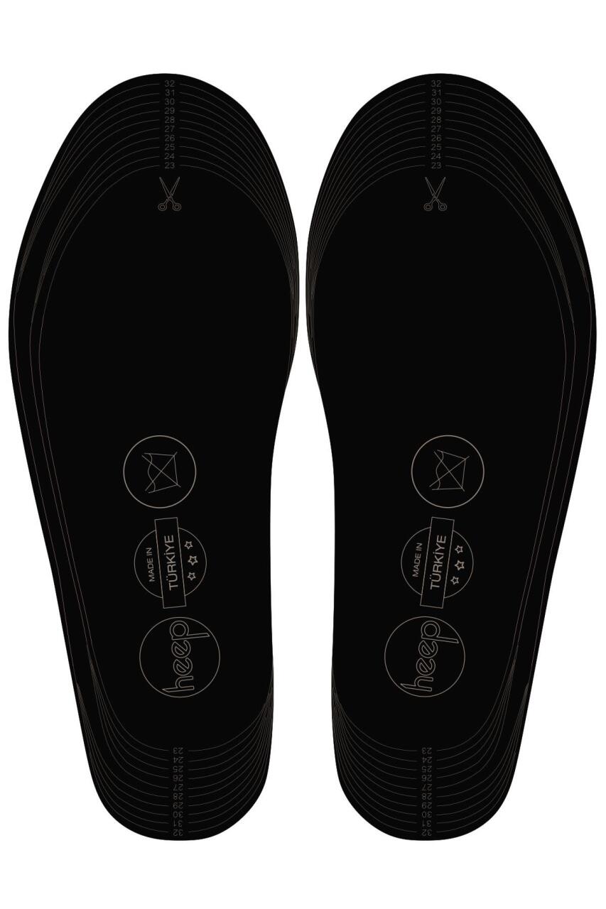 نعل داخلي من الجلد الطبيعي باللون الرمادي التشريحي للأطفال بمقاسات من 23 إلى 33 - 3