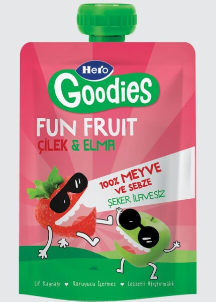 Hero Goodies Çilek Elma Havuç 100 Gr - Hero Baby