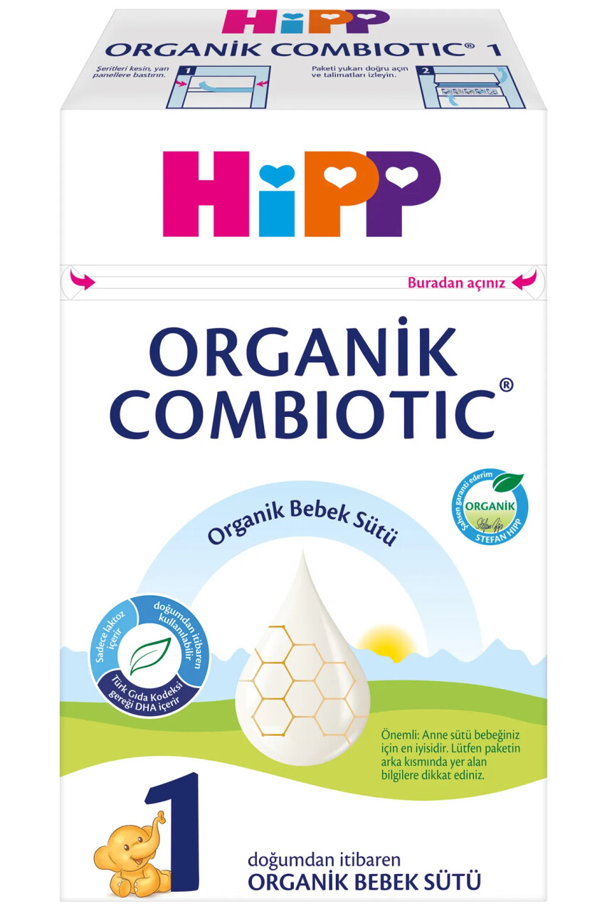 Hipp 1 Organik Combiotic Bebek Sütü 600 Gr - 1