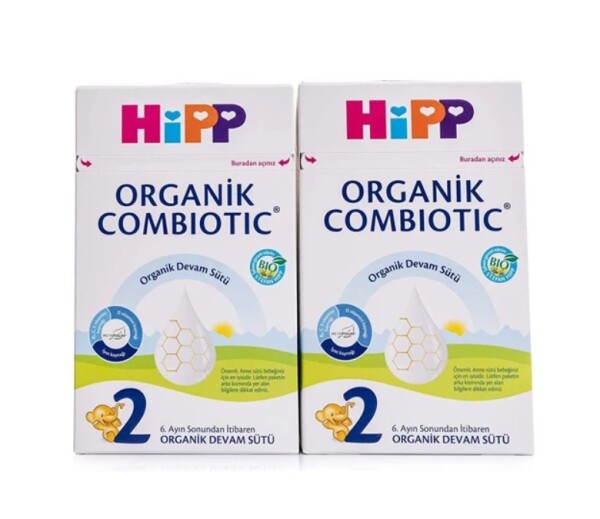 Hipp 2 Organik Combiotic Bebek Sütü 800 Gr X2 Islak Mendil Hediyeli - 2