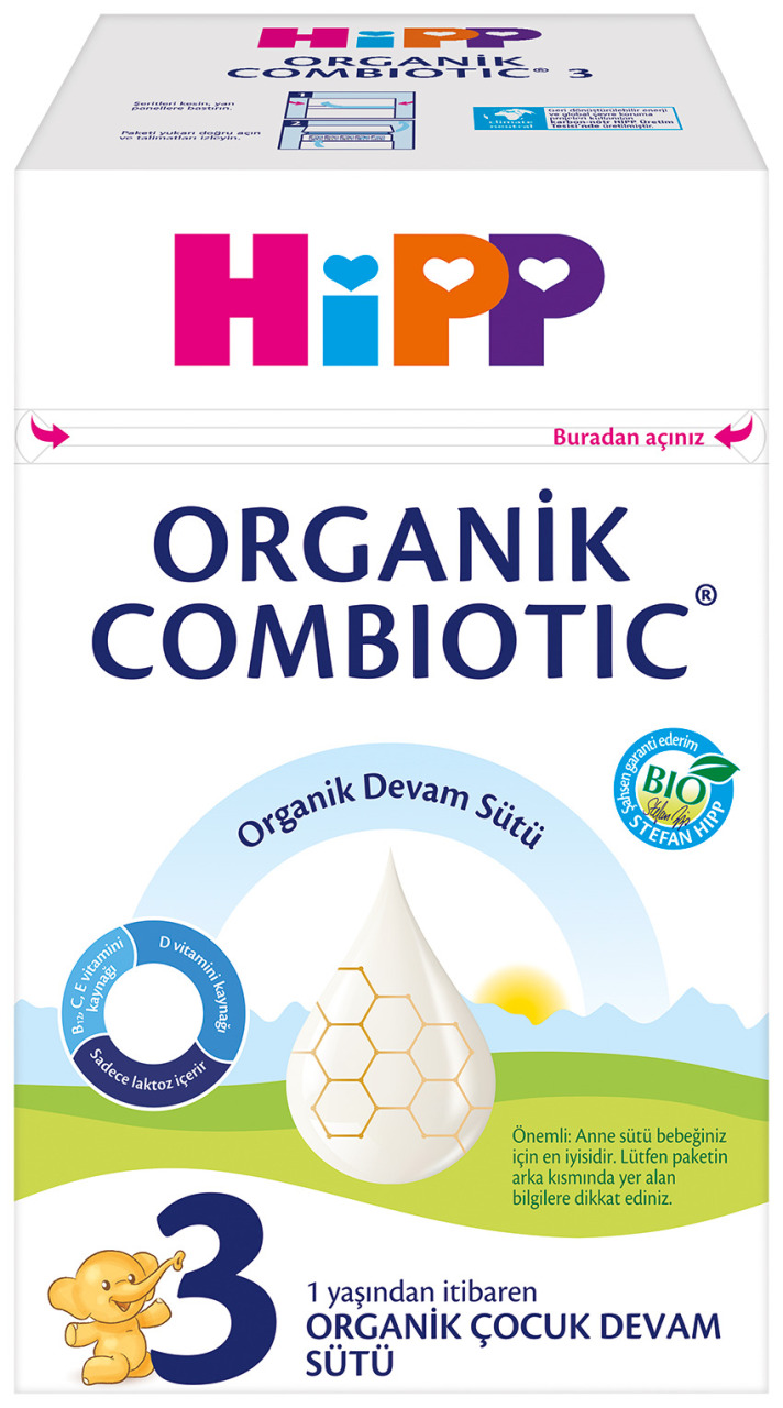 Hipp 3 Organik Combiotic Bebek Sütü 800 Gr - 1