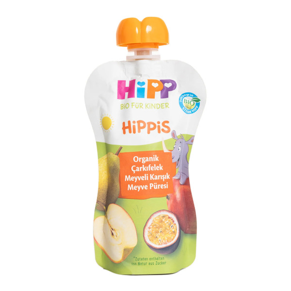 Hipp Organik Çarkıfelek Meyveli Karışık Meyve Püresi 100 Gr - Hipp