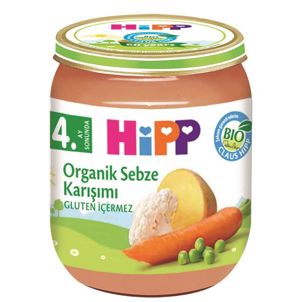 Hipp Organik Sebze Karışımı 125 Gr - Hipp