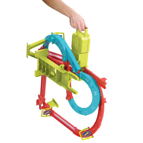 Hot Wheels Neon Yarışlar Çoklu Yarış Heyecan Pist Seti HPC07 - 2