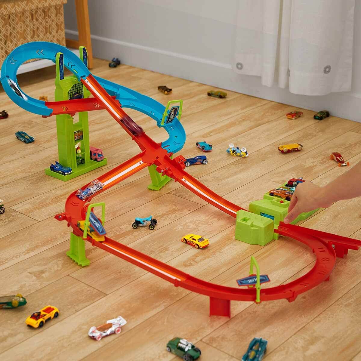 Hot Wheels Neon Yarışlar Çoklu Yarış Heyecan Pist Seti HPC07 - 5