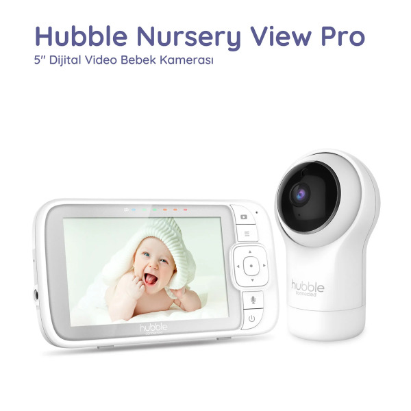 Hubble Nursery View Premium 5 Dijital Bebek Kamerası HBL19 - 2