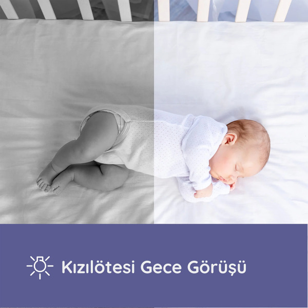 Hubble Nursery View Premium 5 Dijital Bebek Kamerası HBL19 - 5