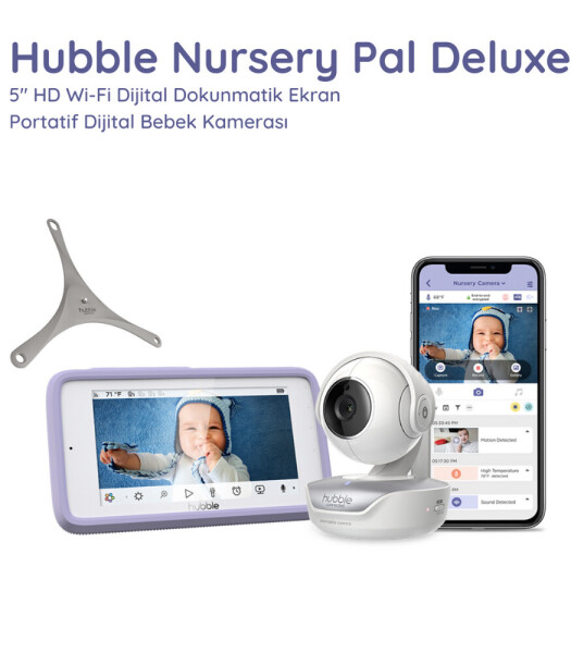 Hubble Nursery Pal Deluxe 5 Dijital Bebek Kamerası HBL13 - 2