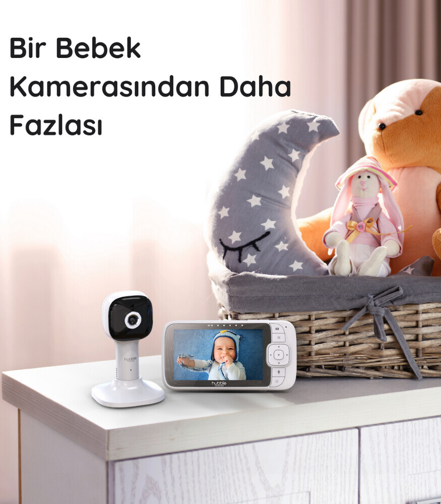 Hubble Nursery Pal Cloud Wifi 5 Dijital Bebek Kamerası HBL12 - 3