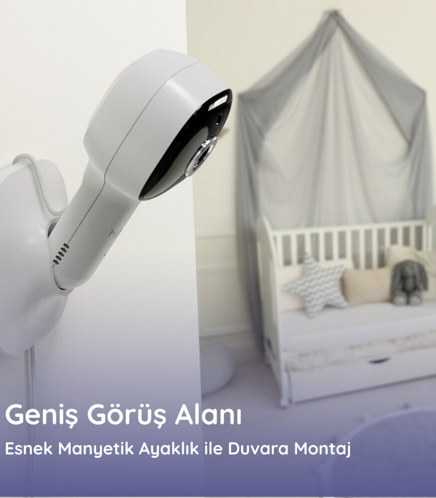 Hubble Nursery Pal Cloud Wifi 5 Dijital Bebek Kamerası HBL12 - 4