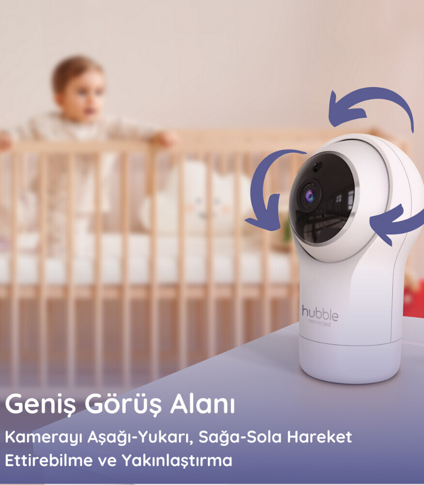 Hubble Nursery View Pro 5 Dijital Bebek Kamerası HBL11 - 3