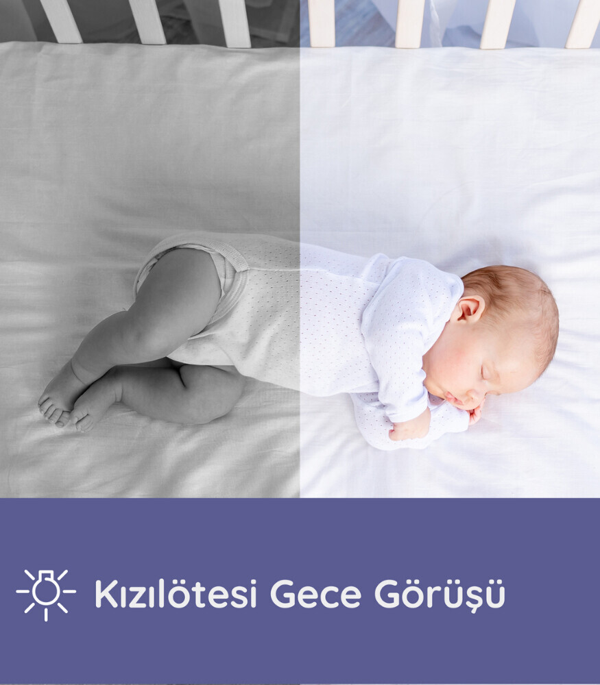 Hubble Nursery View Pro 5 Dijital Bebek Kamerası HBL11 - 5