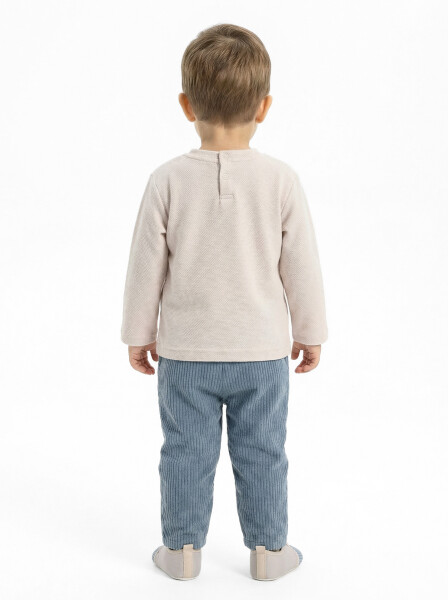 Erkek Çocuk 3'lu Alt Üst Takım 3-12 Ay 1515 Gri - 4