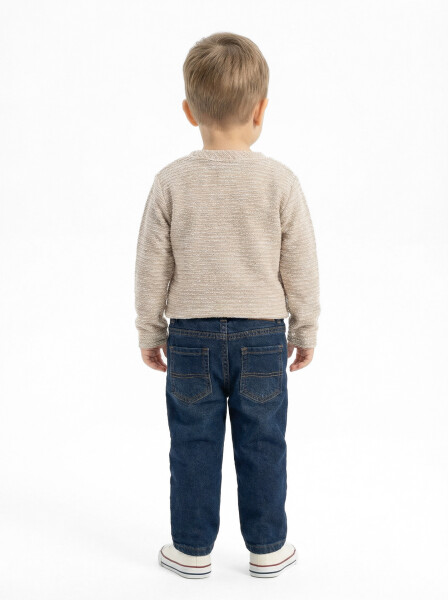 Erkek Çocuk 3'lu Alt Üst Takım 1-5 Yaş 6227 Camel - 4