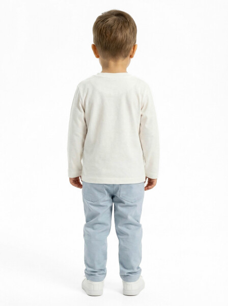 Erkek Çocuk 3'lu Alt Üst Takım 1-5 Yaş 6226 Mavi - 4