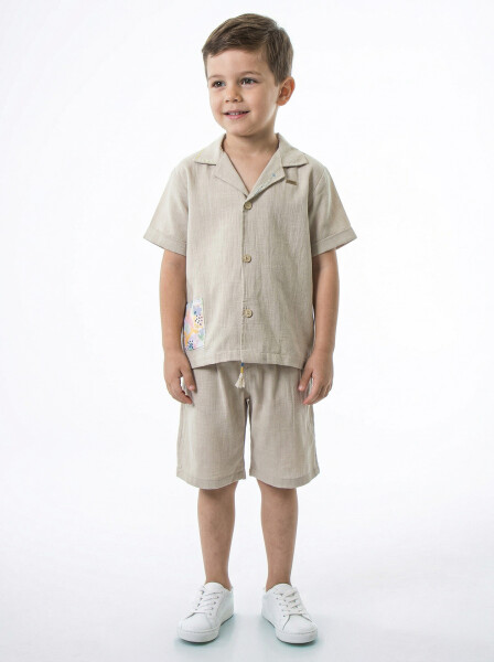 Boy's summer two-piece set (shirt + shorts) 1-5 years 6234 - HYPE