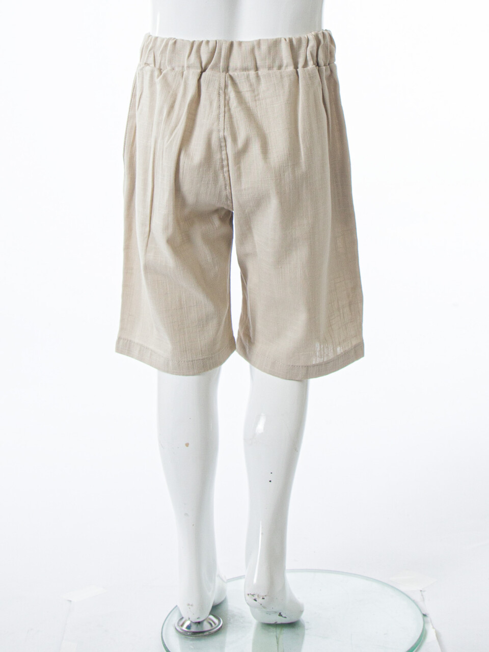 Erkek Çocuk Yazlık 2'li Alt Üst Takım (Gömlek + Şort) 1-5 Yaş 6234 Bej - 6