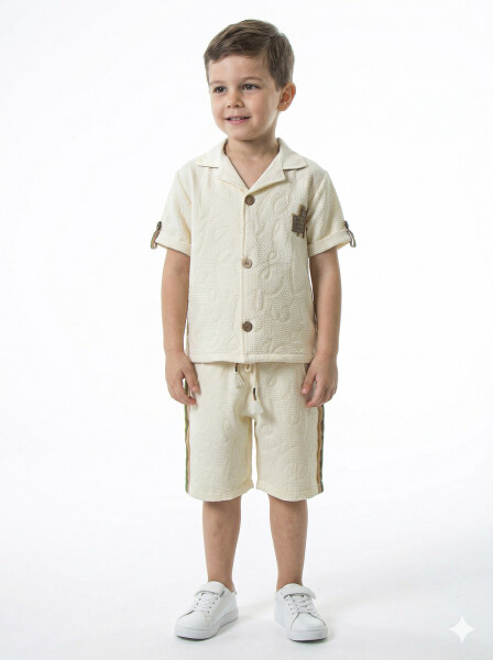 Boy's summer two-piece set (shirt + shorts) 1-5 years 6231 - HYPE