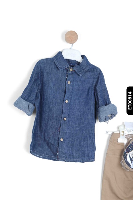 Erkek Çocuk Alt Üst Takım 3-12 Ay 6176 Mavi - 7