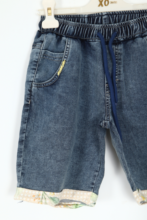 Erkek Çocuk Şort 6-12 Yaş 8262 Mavi - 2