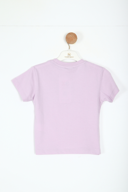 Erkek Çocuk Tişort 1-5 Yaş 8274 Mor - 3
